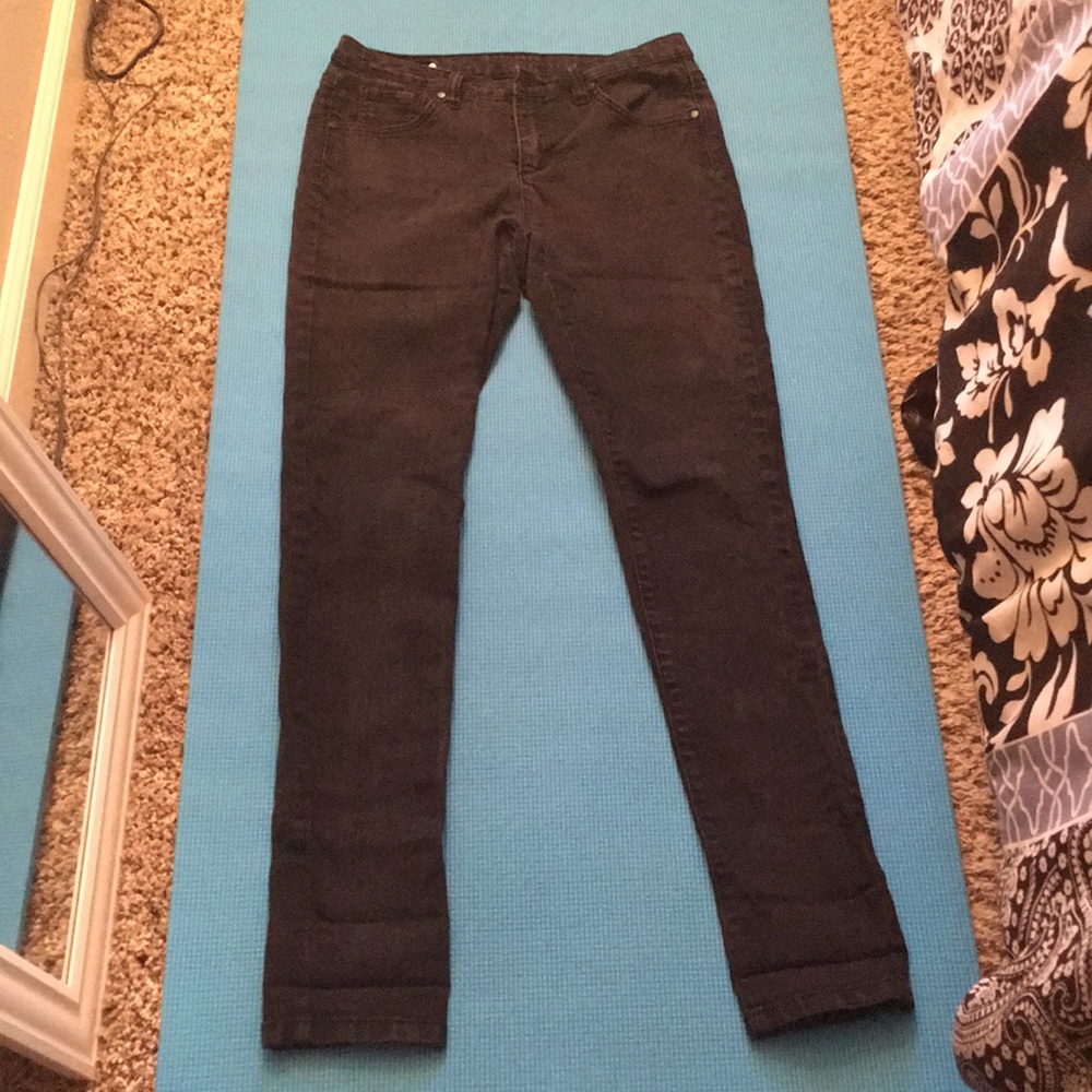 Mid Rise Black Jeans